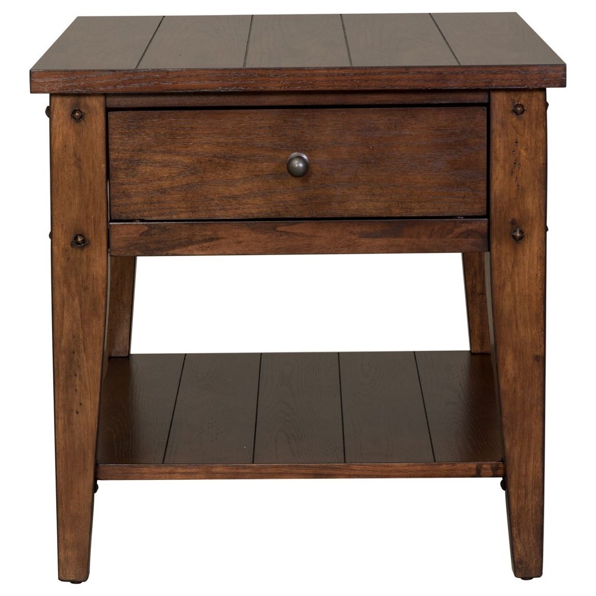 Liberty Furniture Lake House 1Drawer End Table Standard Furniture End Tables